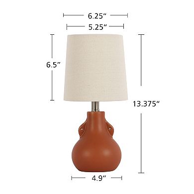 Ceramic Clay Accent Table Lamp