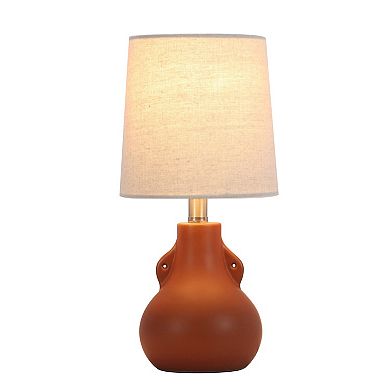 Ceramic Clay Accent Table Lamp