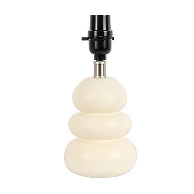 Three Ball Natural Accent Table Lamp
