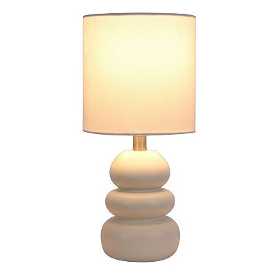 Three Ball Natural Accent Table Lamp