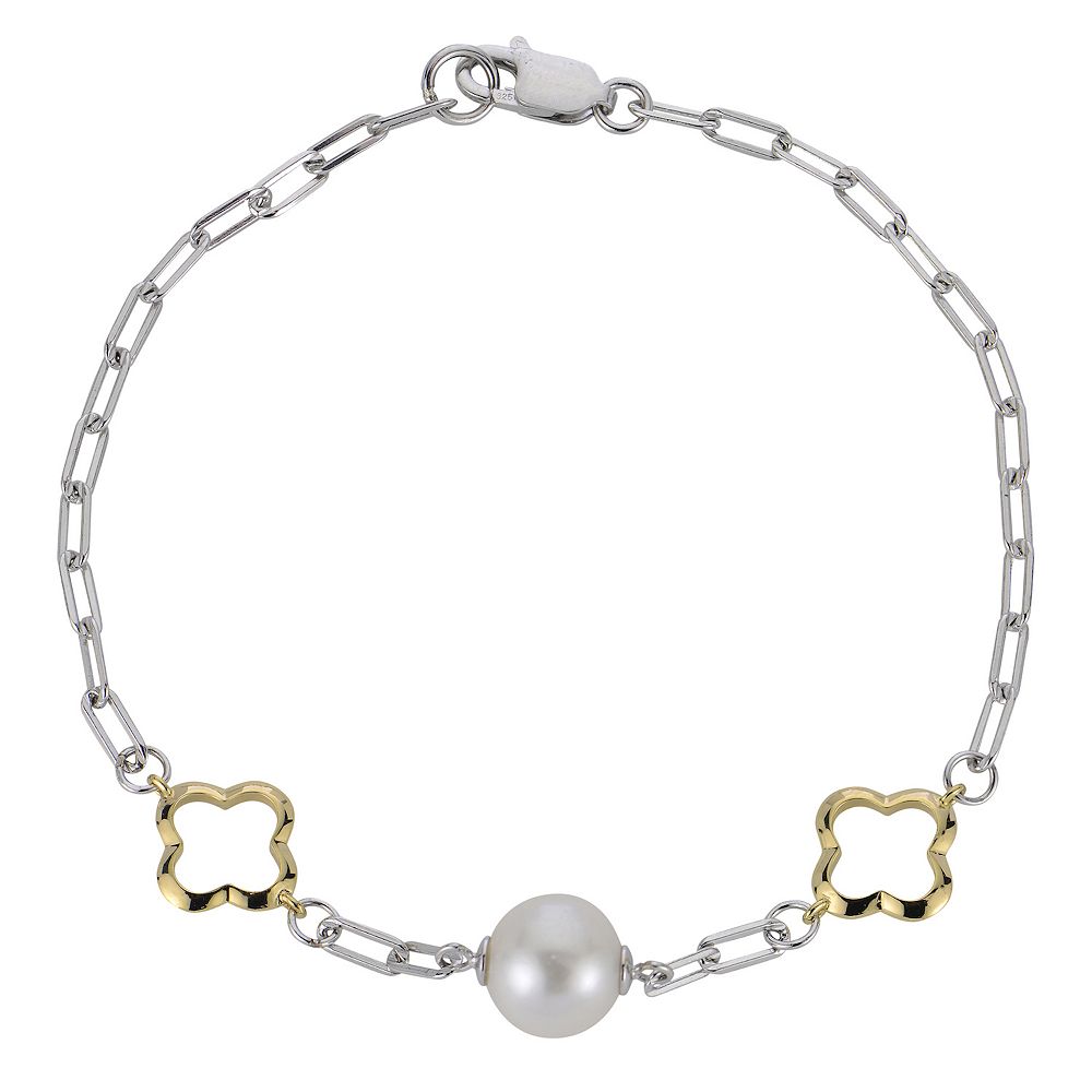 5 Row Clover Station Pearl Bracelet main image 0