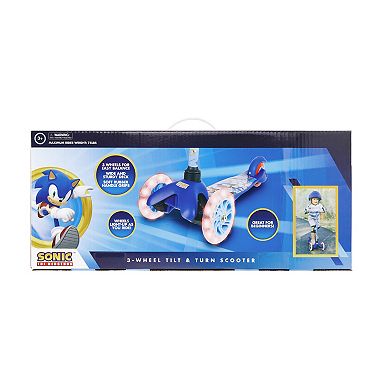 Boys Sakar Sonic the Hedgehog Self-Balancing Light Up 3-Wheel Scooter