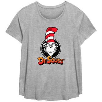 Plus Size Dr. Seuss The Cat In The Hat Stamp Graphic Tee