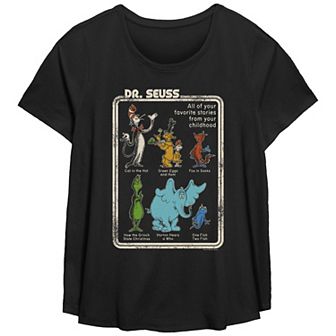 Plus Size Dr. Seuss Stories From Your Childhood Graphic Tee