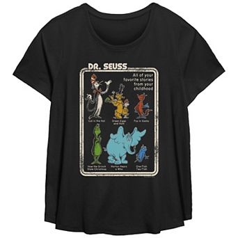 Plus Size Dr. Seuss Stories From Your Childhood Graphic Tee