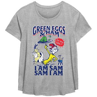 Plus Size Dr. Seuss Green Eggs And Ham Do You Like Them? Graphic Tee