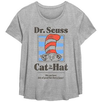 Plus Size Dr. Seuss The Cat In The Hat That Is Funny Graphic Tee