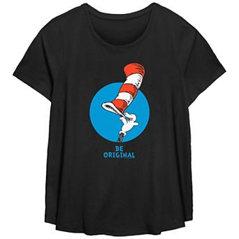 Plus Size Dr. Seuss Be Original Graphic Tee