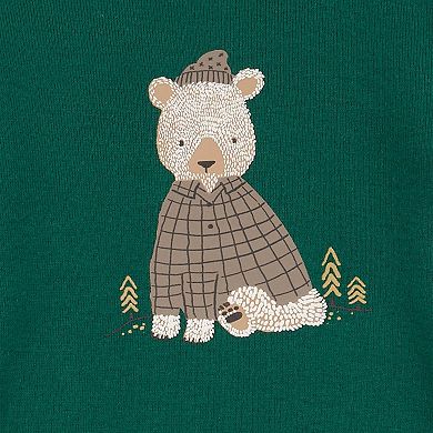 Baby Boy Carter's 2-Piece Bear Hooded Bodysuit Pant Set