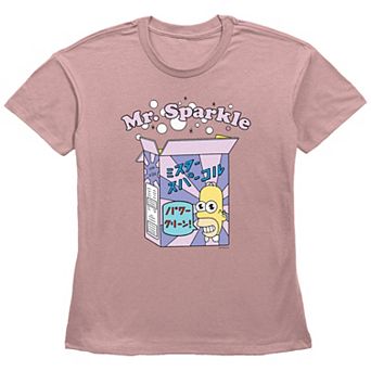 Women's The Simpsons Mr. Sparkle Basic Fit Graphic Tee