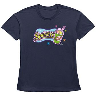 Women's The Simpsons Squishee Logo Basic Fit Graphic Tee