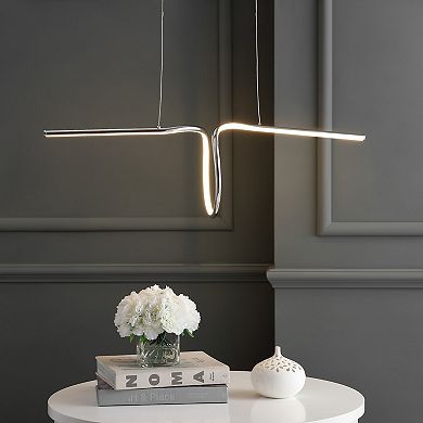 Ali Dimmable Adjustable Integrated Led Metal Linear Pendant