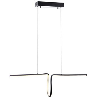 Ali Dimmable Adjustable Integrated Led Metal Linear Pendant