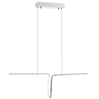 Ali Dimmable Adjustable Integrated Led Metal Linear Pendant