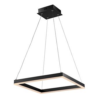 Baxter Modern Contemporary Aluminum Integrated Led Hoop Pendant
