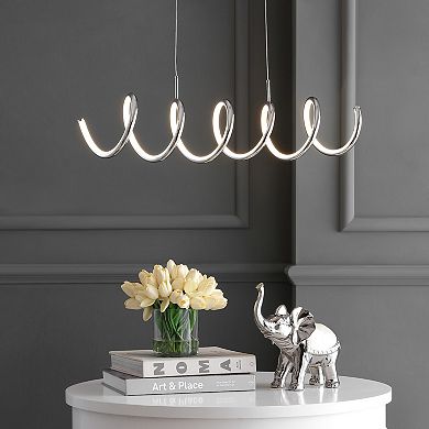 Ali Dimmable Adjustable Integrated Led Metal Linear Pendant