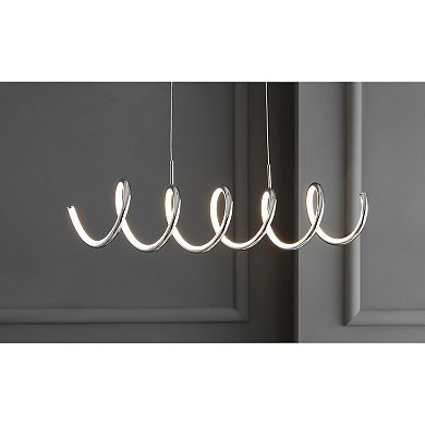 Ali Dimmable Adjustable Integrated Led Metal Linear Pendant