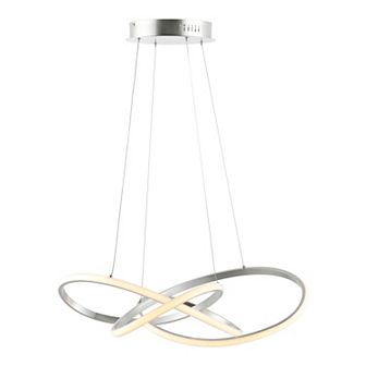 Alexia Abstract Integrated Led Metal Adjustable Pendant
