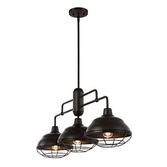 Levi Industrial Farmhouse Iron Led Pendant