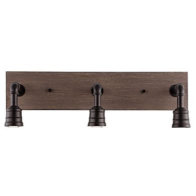 Corbett Rustic Farmhouse Iron Led Vanity