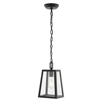 Glendale Farmhouse Industrial Iron/glass Outdoor Led Pendant