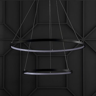 Brice Modern Contemporary Iron Integrated Led Pendant