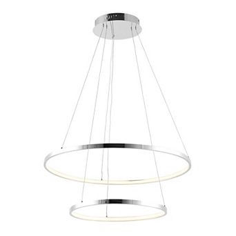 Brice Modern Contemporary Iron Integrated Led Pendant