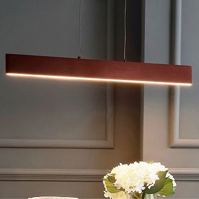 Draper Dimmable Adjustable Integrated Led Metal Linear Pendant