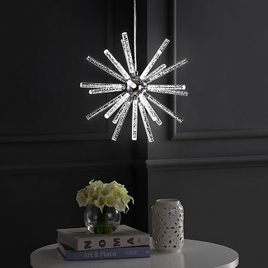 Soyuz Adjustable Integrated Led Starburst Metala/crylic Pendant
