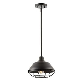 Levi Industrial Farmhouse Iron Led Pendant