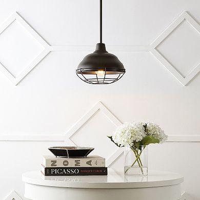 Levi Industrial Farmhouse Iron Led Pendant