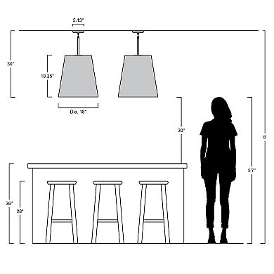 Arden Farmhouse Bohemian Iron Led Pendant