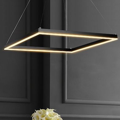 Baxter Modern Contemporary Aluminum Integrated Led Hoop Pendant