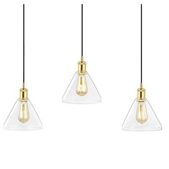 Kiawah Island Metal/glass Contemporary Modern Led Pendant