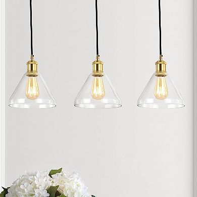 Kiawah Island Metal/glass Contemporary Modern Led Pendant