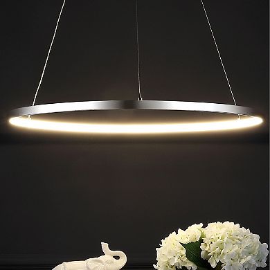 Brice Modern Contemporary Iron Integrated Led Pendant