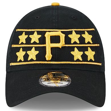 Youth New Era Black Pittsburgh Pirates 2024 Batting Practice 9TWENTY Adjustable Hat