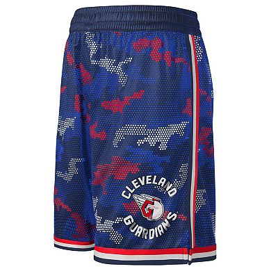 Youth Fanatics Branded Navy Cleveland Guardians Tech Runner Shorts