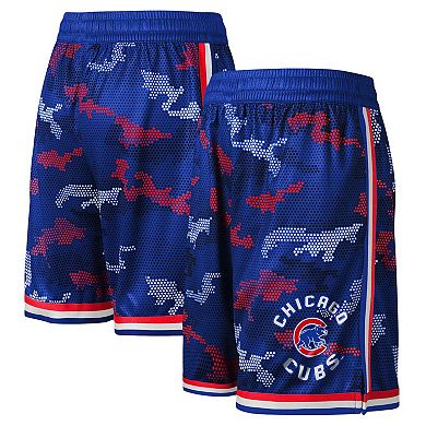 Youth Fanatics Branded Royal Chicago Cubs Tech Runner Shorts