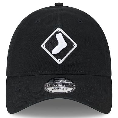 Youth New Era Black Chicago White Sox 2024 Batting Practice 9TWENTY Adjustable Hat