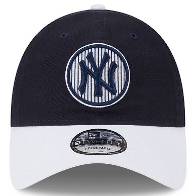 Youth New Era  Navy New York Yankees 2024 Batting Practice 9TWENTY Adjustable Hat