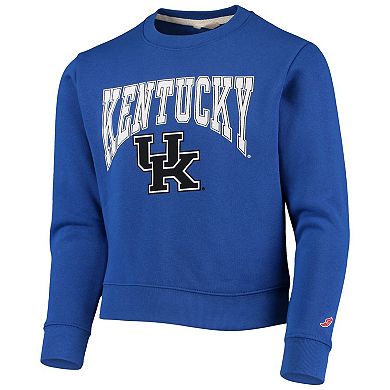 Youth League Collegiate Wear Royal Kentucky Wildcats Essential Pullover Sweatshirt