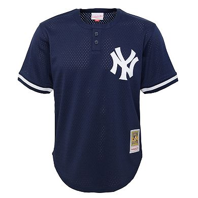 Youth Mitchell & Ness Mariano Rivera Navy New York Yankees Cooperstown CollectionÂ Mesh Batting Practice Jersey