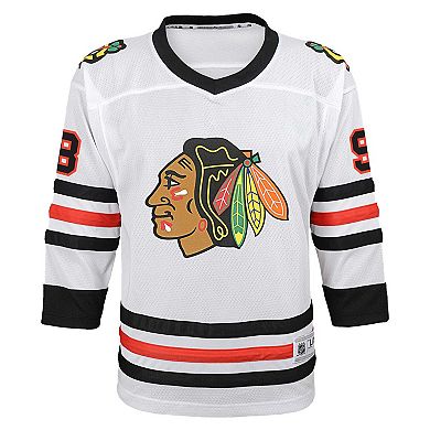 Youth Connor Bedard White Chicago Blackhawks Away Replica Player Jersey
