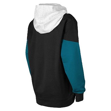 Youth Ash/Black San Jose Sharks Champion League Fleece Pullover Hoodie