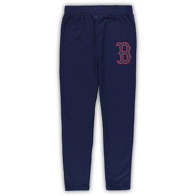 Girls Preschool Navy/Red Boston Red Sox Forever Love Tri-Blend T-Shirt & Leggings Set