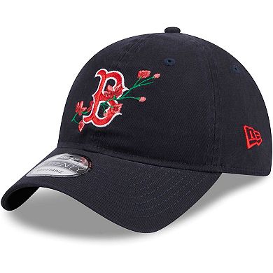 Youth New Era Navy Boston Red Sox Game Day Bloom 9TWENTY Adjustable Hat