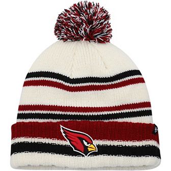 Youth '47 Cream Arizona Cardinals Driftway Cuffed Knit with Pom