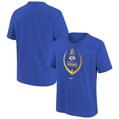 Girls Preschool Nike Royal Los Angeles Rams Icon T-Shirt