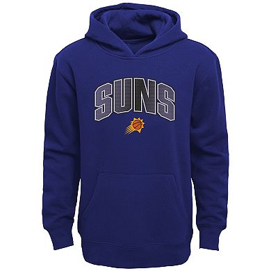 Preschool Purple/Heather Gray Phoenix Suns Double Up Pullover Hoodie & Pants Set